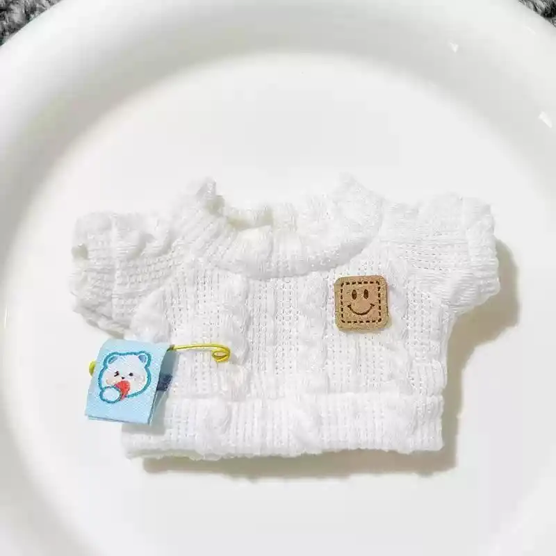 สําหรับ Labubu v1/v2 นั่งเสื้อผ้าเด็กคริสต์มาสแต่งตัวหมีหลวมน่ารัก macaron labubu อุปกรณ์เสริมน่ารักตกแต่งเสื้อผ้า