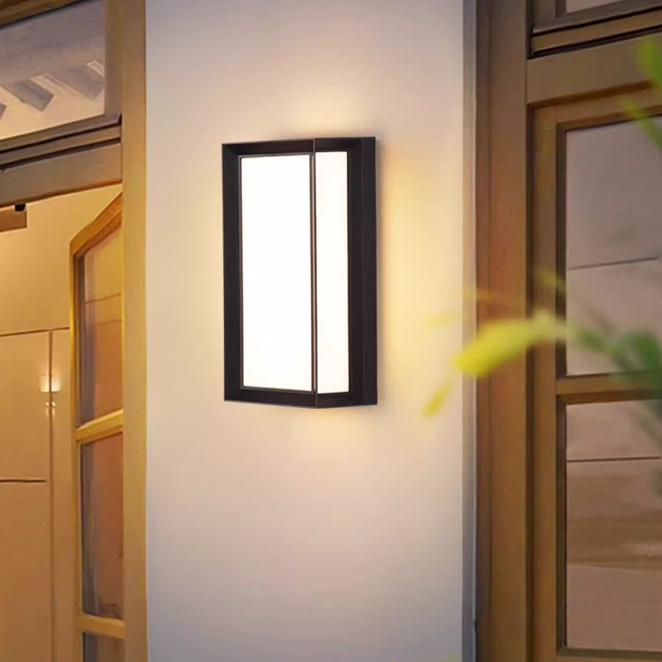 Luz Led de pared para exteriores, impermeable, IP66, Sensor de movimiento, iluminación Led para exteriores, luces para porche, balcón, jardín, lámpara de pared para exteriores