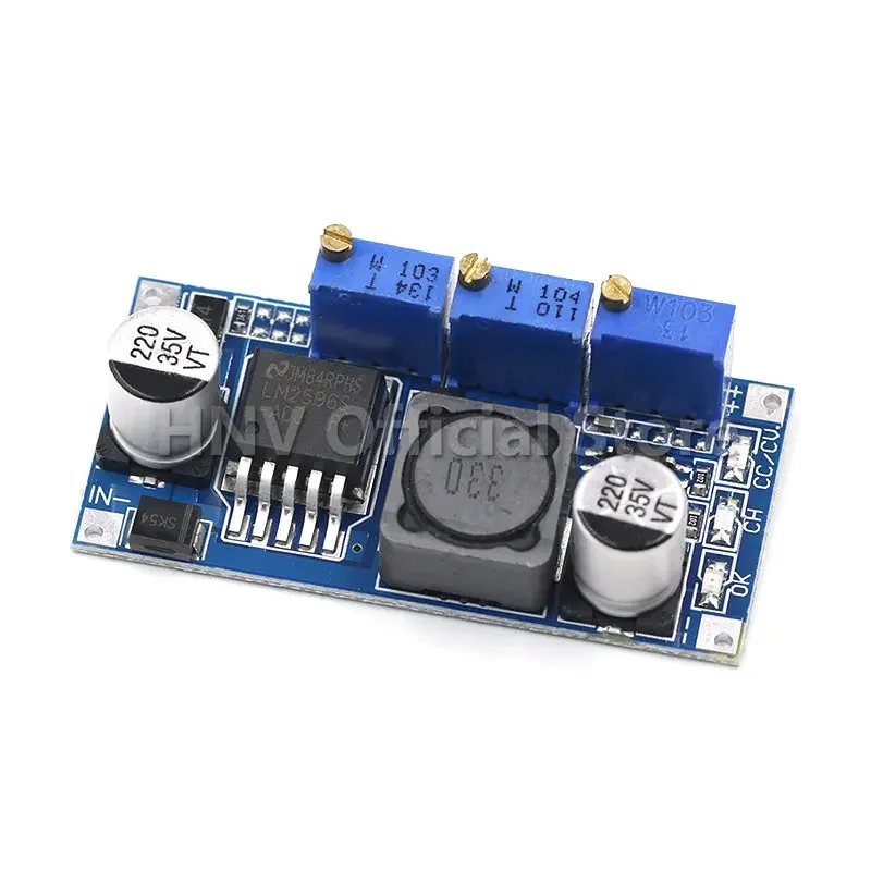 LM2596 DC-DC Step Down CC CV модуль питания светодиодный драйвер зарядное устройство для аккумулятора регулируемое LM2596S постоянный ток напряжение хорошее