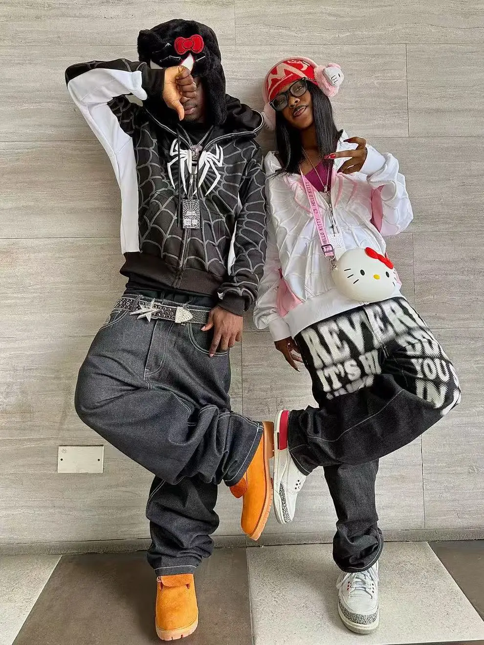 Impressão de espuma y2k roupas aranha web vermelho moletom com capuz zíper quente harajuku punk grunge feminino hip hop moletom com capuz