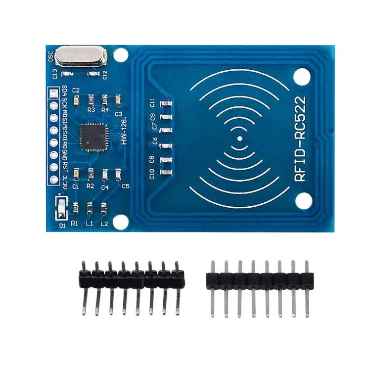 Módulo inalámbrico RFID IC MFRC-522 RC-522 RC522 IC KEY SPI escritor lector tarjeta IC proximidad para Arduino