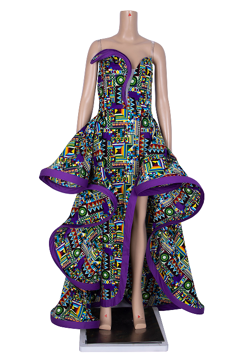 ダシキ-女性のためのアフリカの長いイブニングドレス,流行のドレス,花柄,アンカラ,ストラップレス,アフリカンストラップレス,wy6981