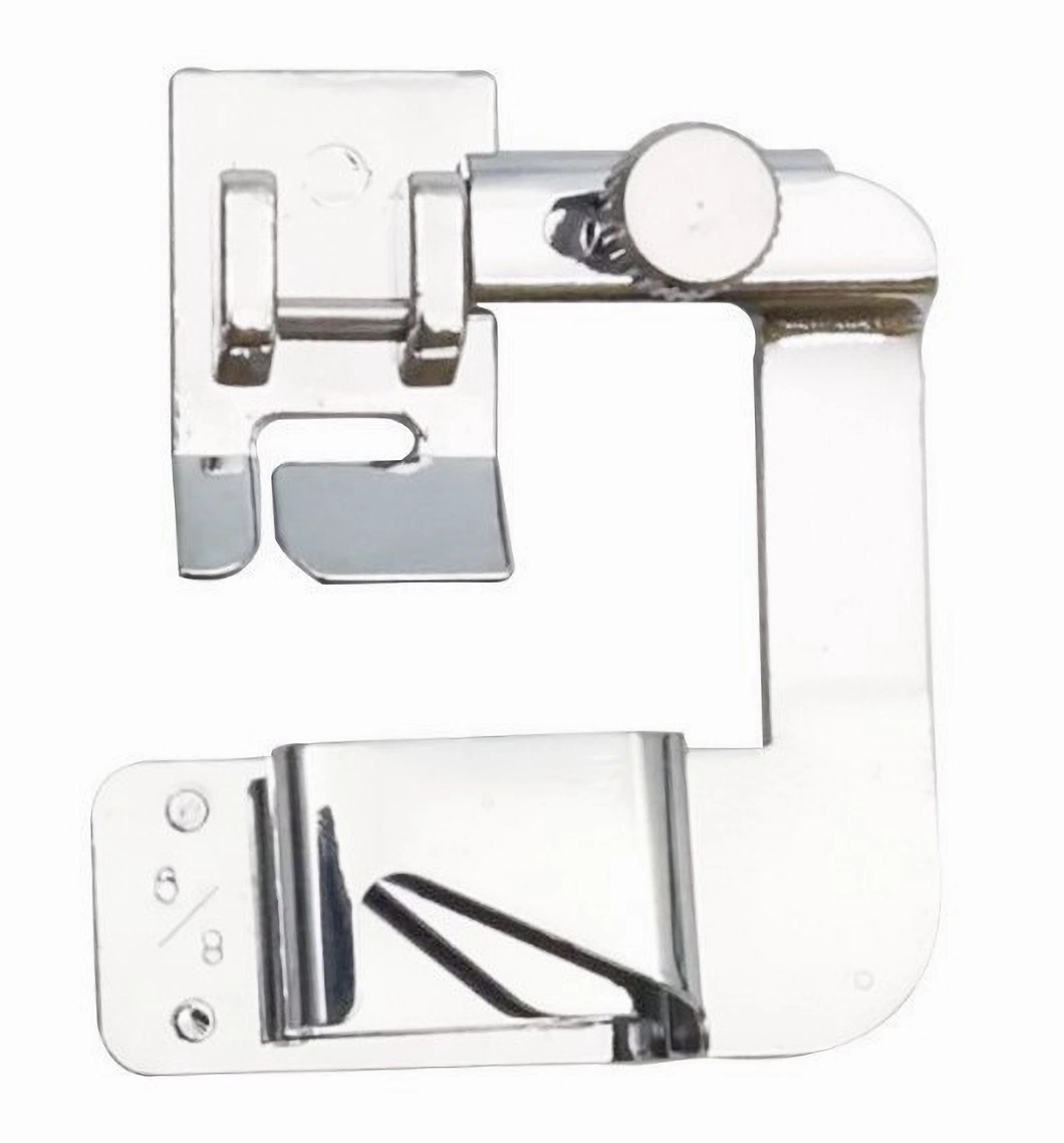 Pied de biche pour machine à coudre, ourlet roulé, accessoires de couture, Brother Singer, intermédiaire, 13mm, 19mm, 22mm, 1 pièce