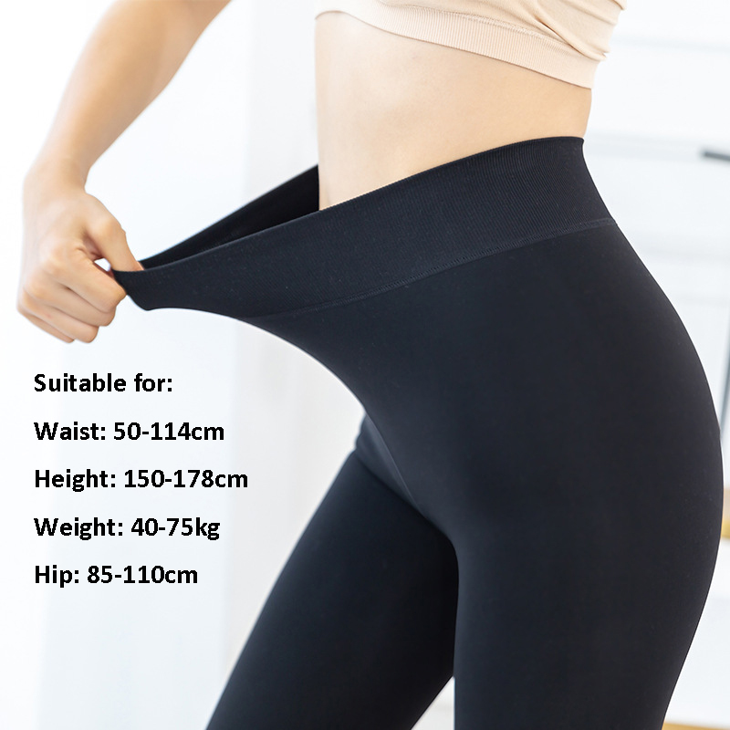 Legging taille haute élastique en velours pour femme, collant chaud, épais, en molleton, décontracté, résistant, slim, Sexy