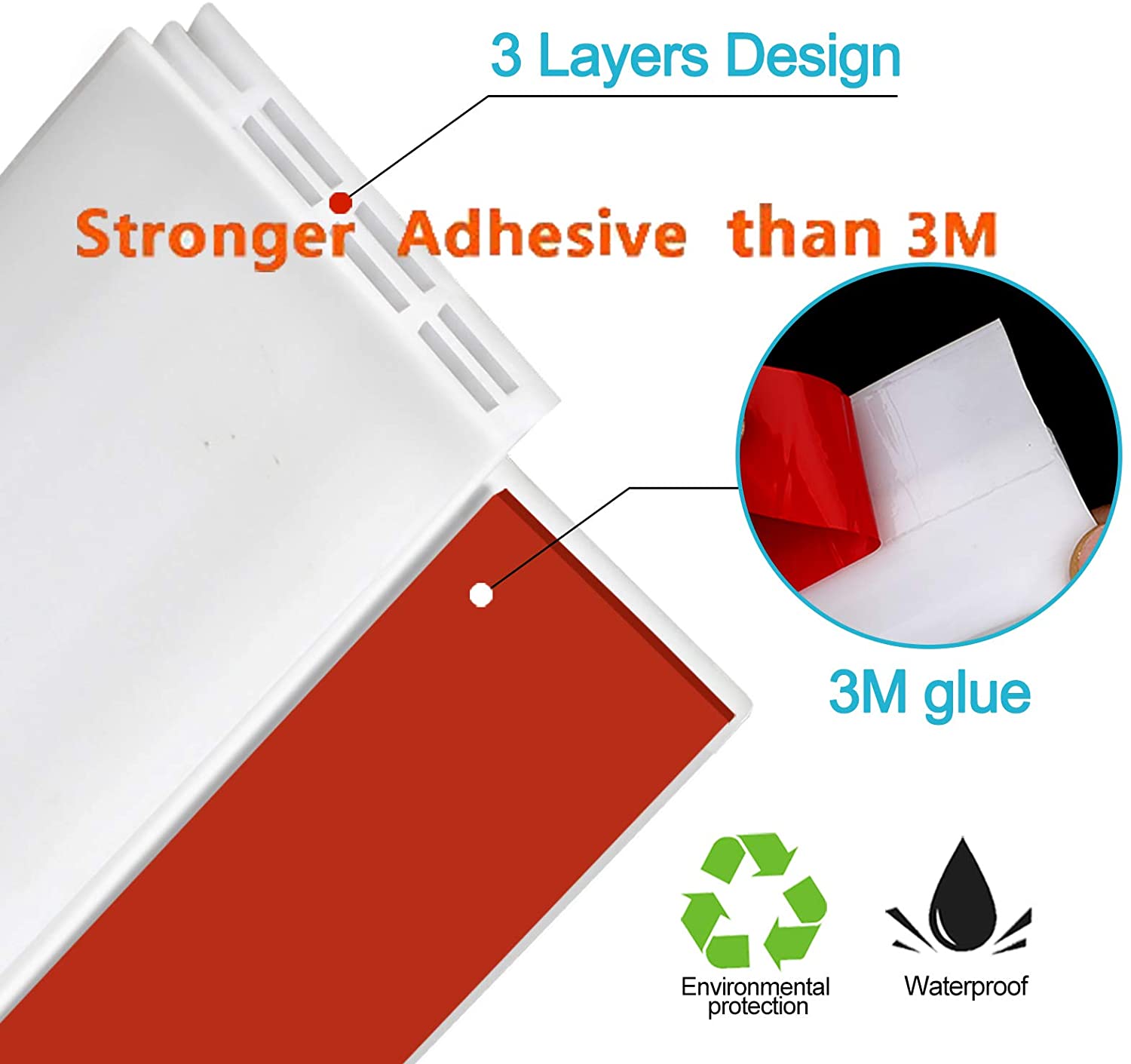 Silicone Door Draft Stopper Strong Adhesive Dust and Noise Insulation Weather Stripping Energy Saving Wind Blocker Seal Tool