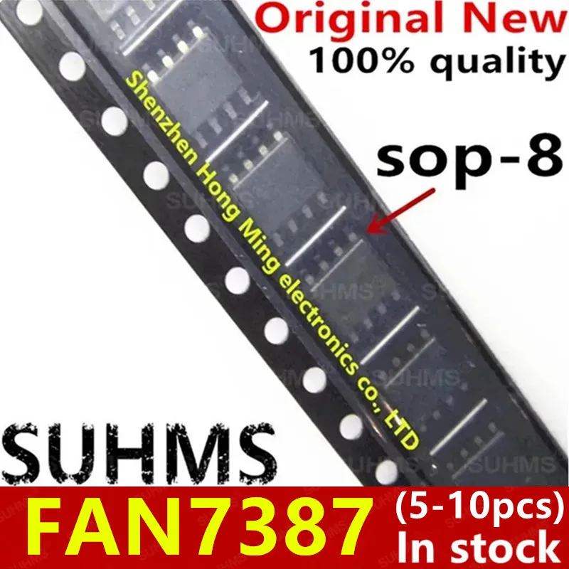 (5–10 Stück) 100 % neuer FAN7387MX FAN7387 7387 sop8