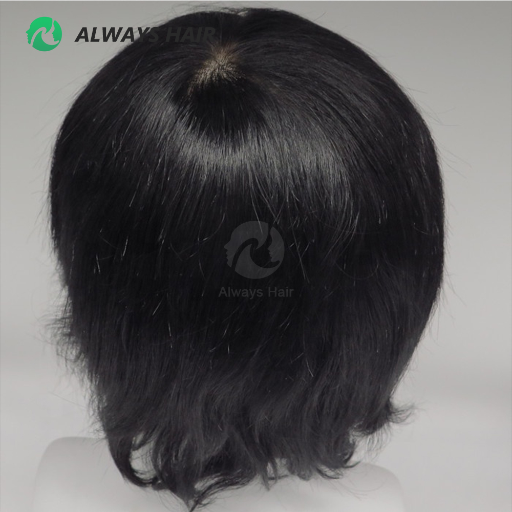 Peruca de cabelo personalizada para homens e mulheres com renda completa PU renda suíça e mono fino...