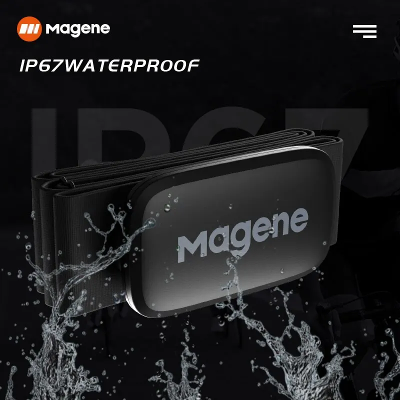 Magene h64 herzfrequenz monitor dual mode sensor mover ant bluetooth brustgurt radfahren computer fahrrad wahoo garmin sport