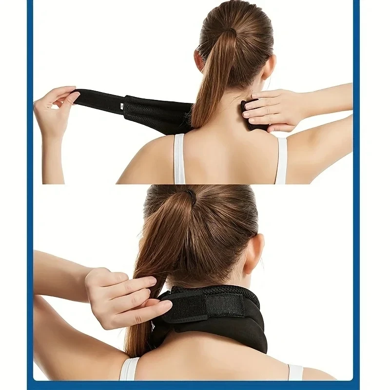 Adjustable Neck Brace for Cervical Support - Posture Corrector & Forward Head Support Collar for Forward Head