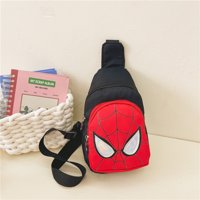 Marvel New Children's Shoulder Backpack Spiderman Pattern Large Capacity Bag Casual Student Boys Girls Bag Mini Backpack