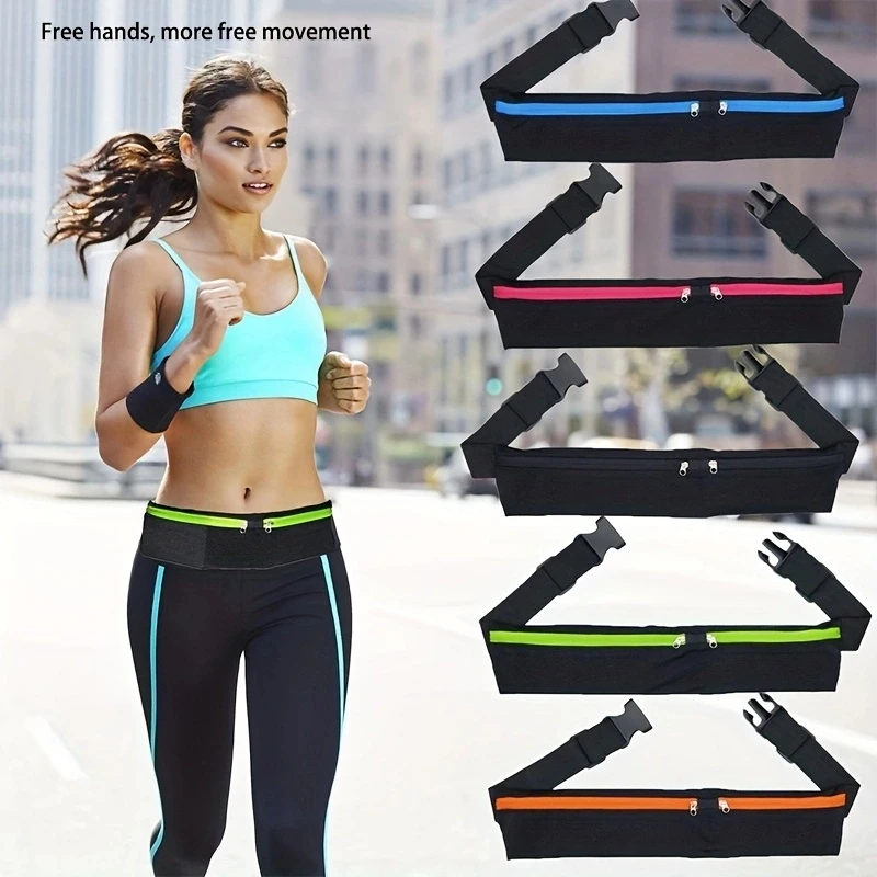 Pacote de Fanny Anti-Roubo Impermeável, Esportes ao ar livre, Telefone celular seguro, Saco de armazenamento para correr, Corrida, Ciclismo, Unisex, 1Pc