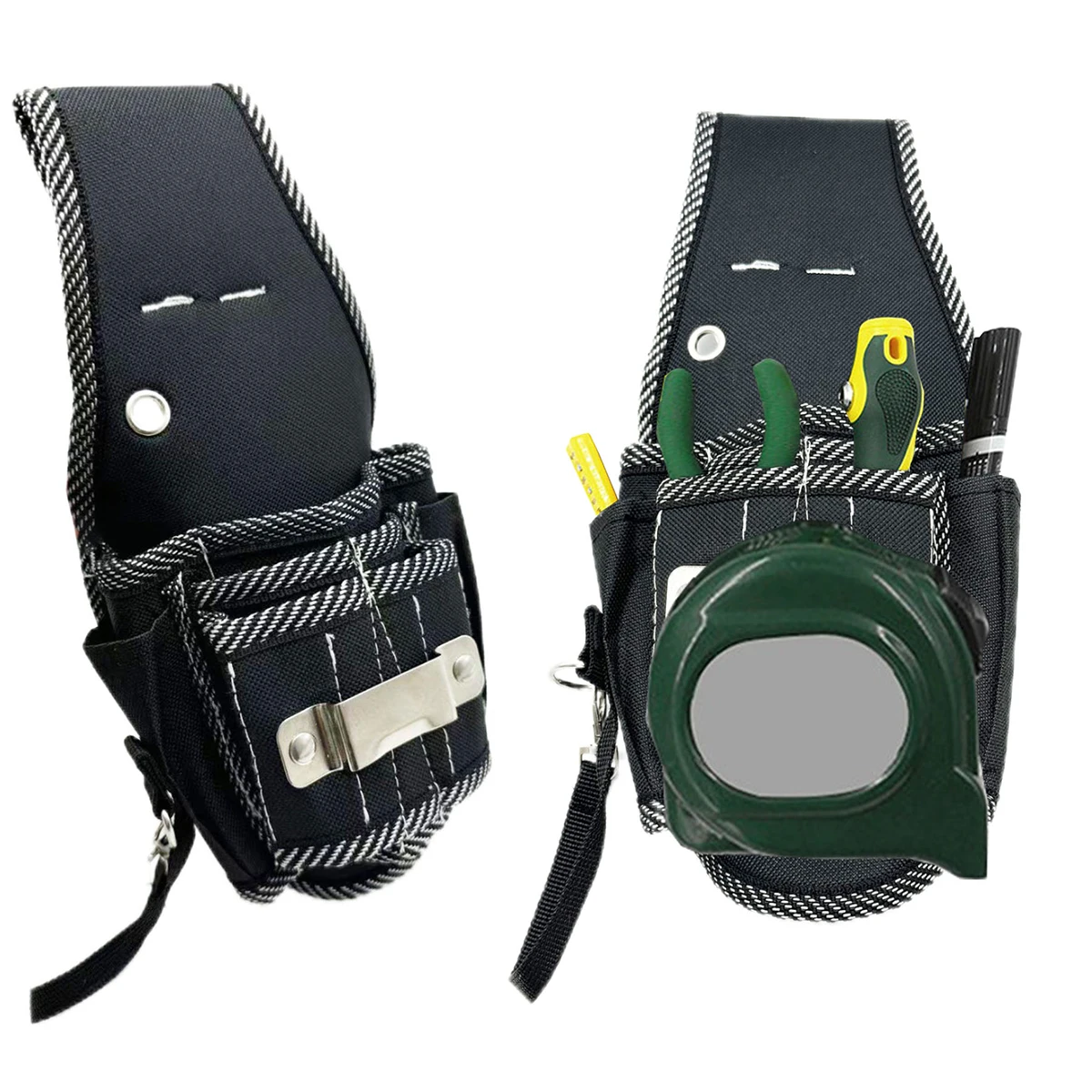 9-in-1 hochwertiger Werkzeug-Hüfttaschengürtel, Utility-Kit-Halter, 600D-Nylongewebe, Toolkit, Elektriker, Hüfttasche, Tasche