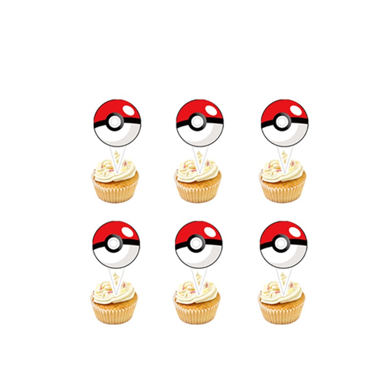 Nueva bola de elfo de Pikachu, plato de papel para fiesta de cumpleaños, servilleta, mantel, decoración de pasteles, suministros de decoración desechables