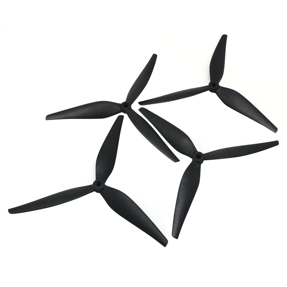 2pair HQProp 10X5X3 9X5X3 10X4.5X3 1050 1045 9050 10inch 9inch 3 blades Black Carbon Reinforced Nylon Propeller for Rc FPV Drone