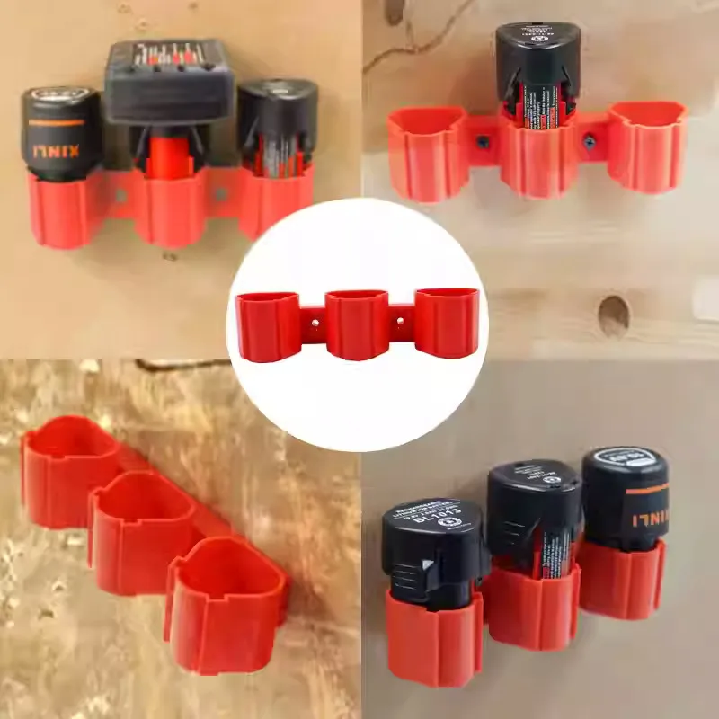 Держатель для хранения аккумуляторов для Makita,Bosch, Milwaukee 10,8 В 12 В, настенный кронштейн для аккумуляторов, стеллаж для демонстрации инструментов для аксессуаров Milwaukee