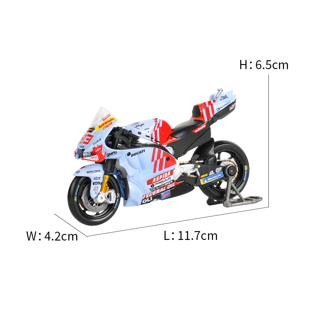 Maisto 1:18 Gresini Racing 2024 GP Racing Repsol Team, литые автомобили, Коллекционные модели мотоциклов, игрушки