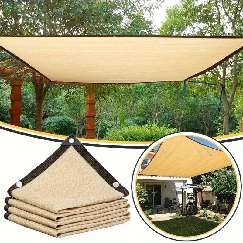 ป้องกันรังสียูวีม่านบังแดดสุทธิคุณภาพสูงครีมกันแดดผ้า Plant Shed Sun Cover Garden ตาข่าย Plant Shed Sail