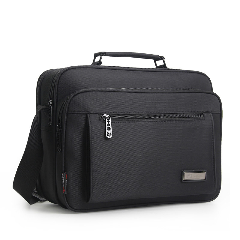 Maletín negro impermeable para Hombre y mujer, Bolso de hombro de marca de alta calidad, bandolera, 2024