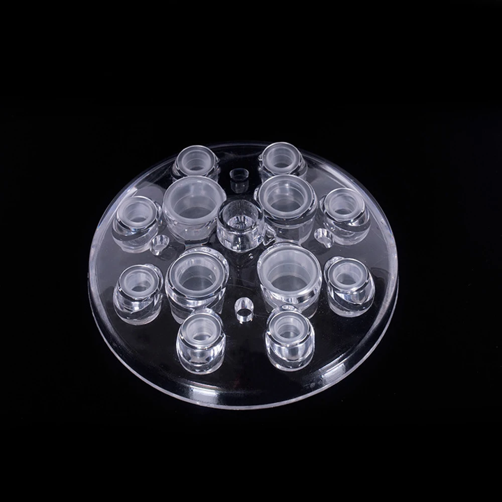 100Pcs Tattoo Ink Cup Cap Plastic Microblading Pigment Clear Holder Container S/M/L Size For Needle Tip Grip Power Supply
