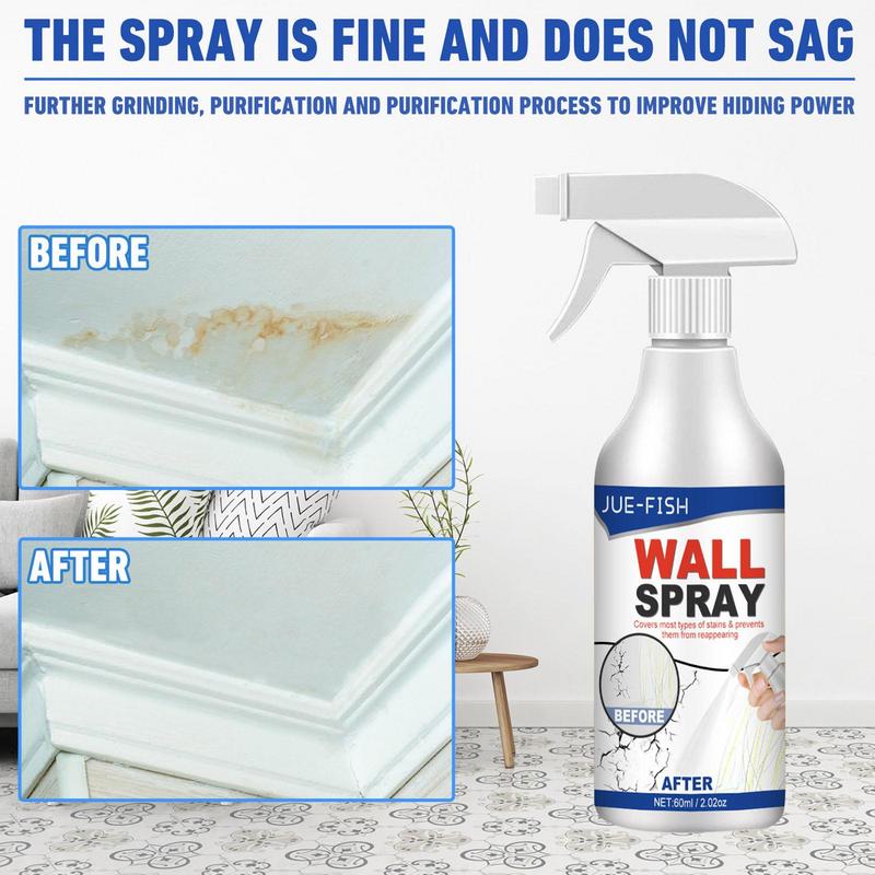 Spray Paint for Wall Cover Spray Paint Harmless White Paint No Color Difference Safe Home Improvement