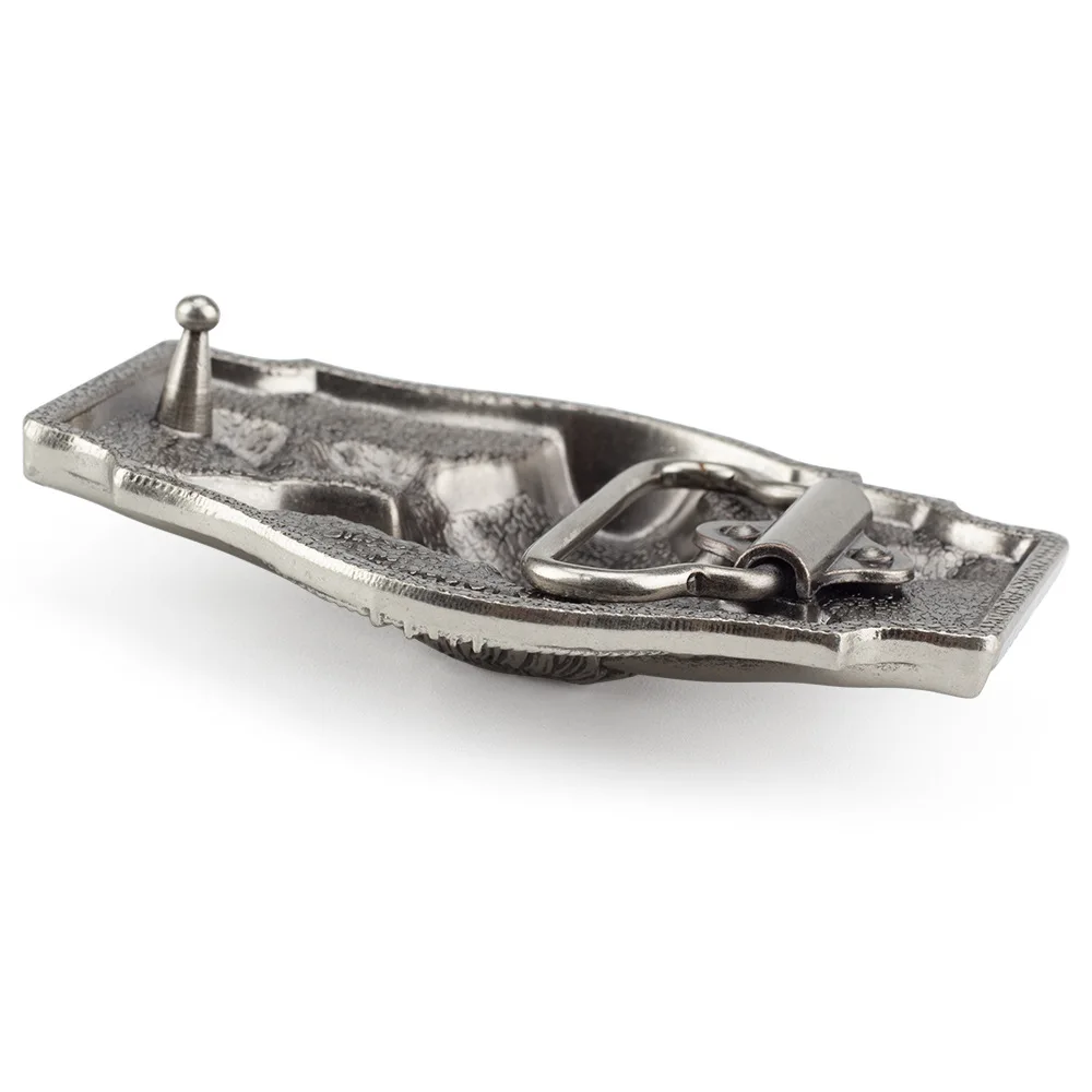 Hebilla de cinturón con cabeza de bisonte, hebilla Retro estilo vaquero occidental para cinturón de 3,8 cm de ancho