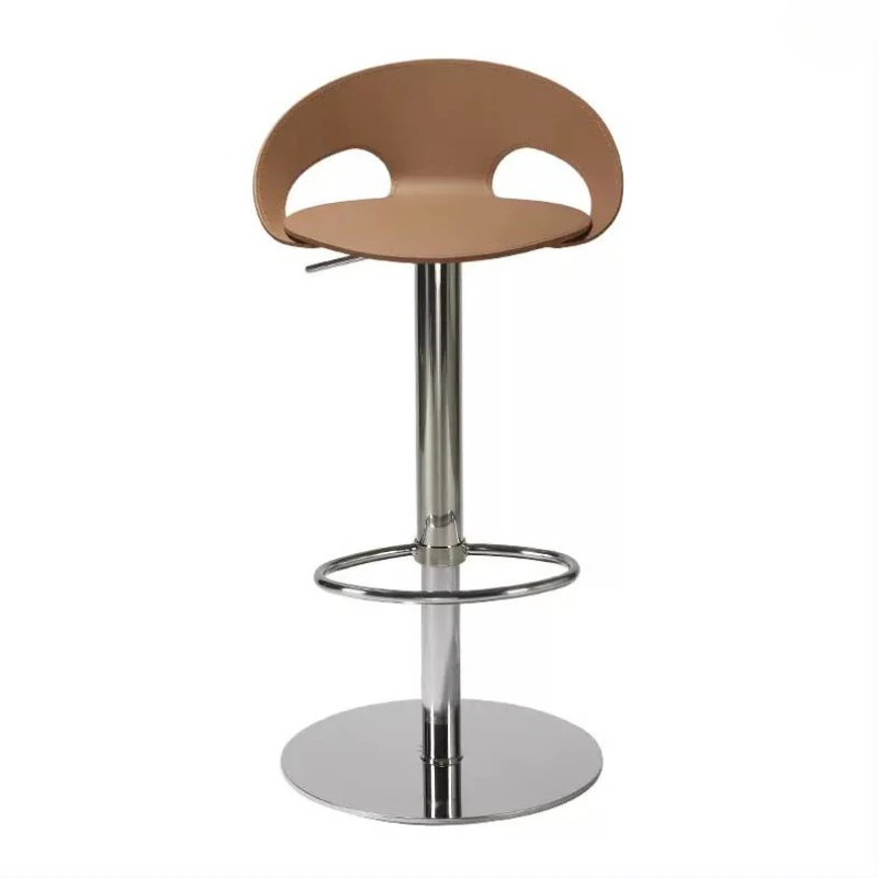 Designer Nordic เก้าอี้บาร์สตูลปรับ Simple Silver Minimalistic เก้าอี้บาร์ Salon ห้องครัว Tabourets De อุปกรณ์บาร์