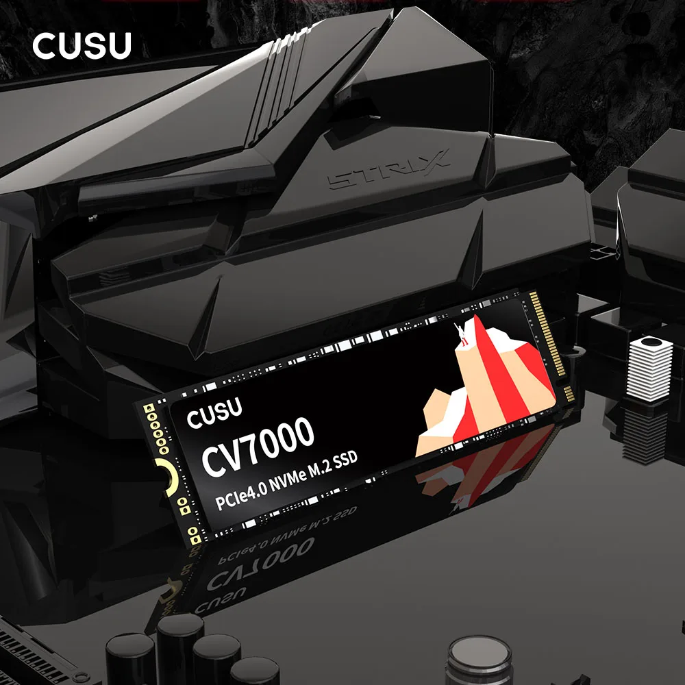 CUSU SSD 1TB 2TB M2 NVMe SSD Hard Drive M.2 PCIe4.0 x4 2280 Solid State Disk for PS5 Laptop Desktop