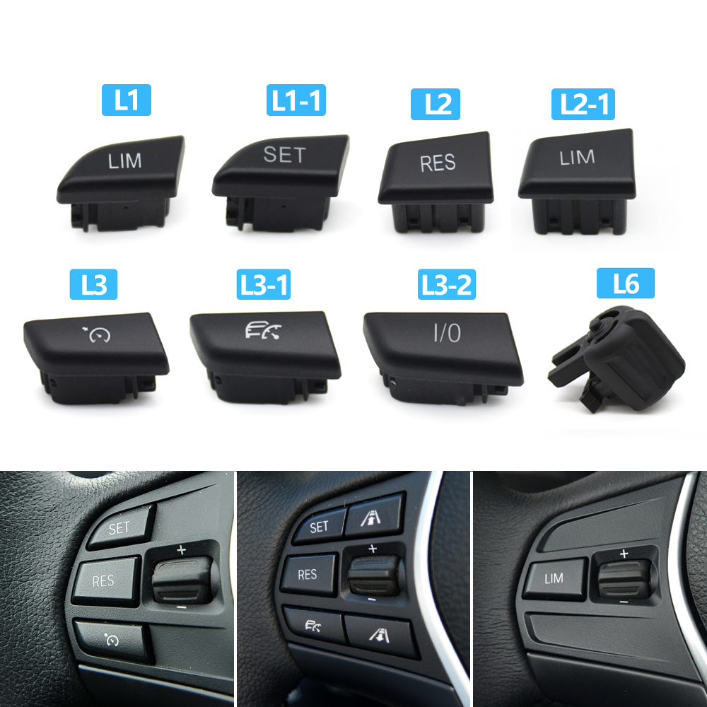 Teclas de interruptor de Control de botón de volante multifunción de coche para BMW F10 F11 F20 F22 F02 F06 F12 F07 F30 F15 F16 F25 F26 F26 F32