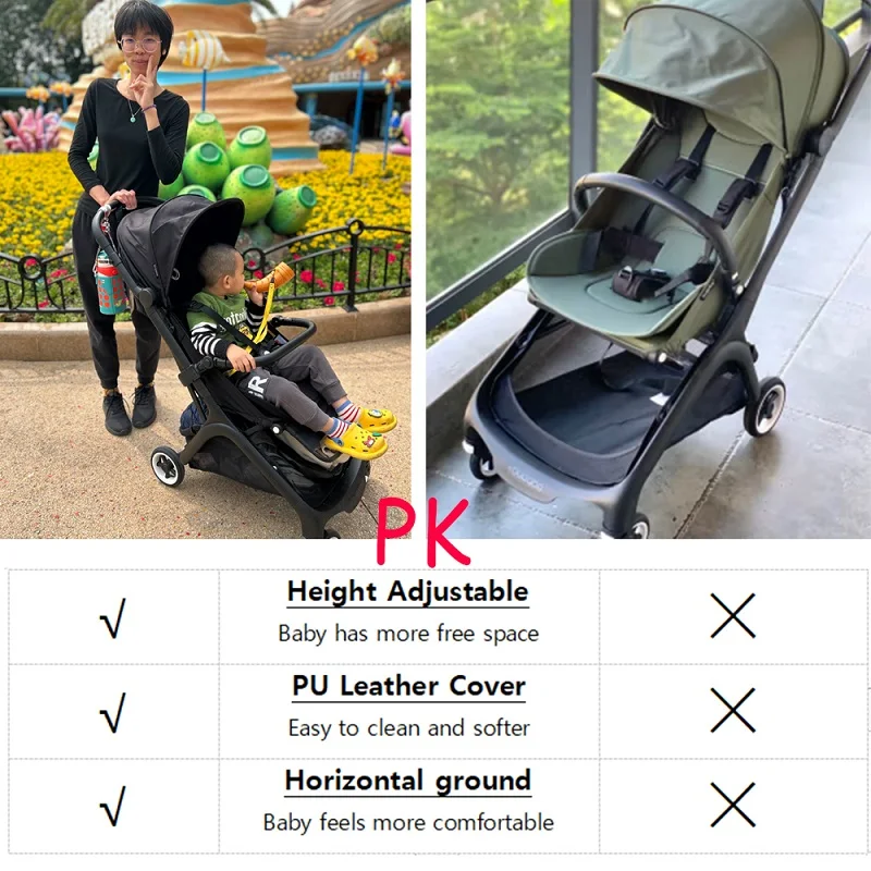 Accesorios para cochecito de bebé, barra de parachoques, mango de reposabrazos, barra transversal Compatible con cochecito Bugaboo Butterfly