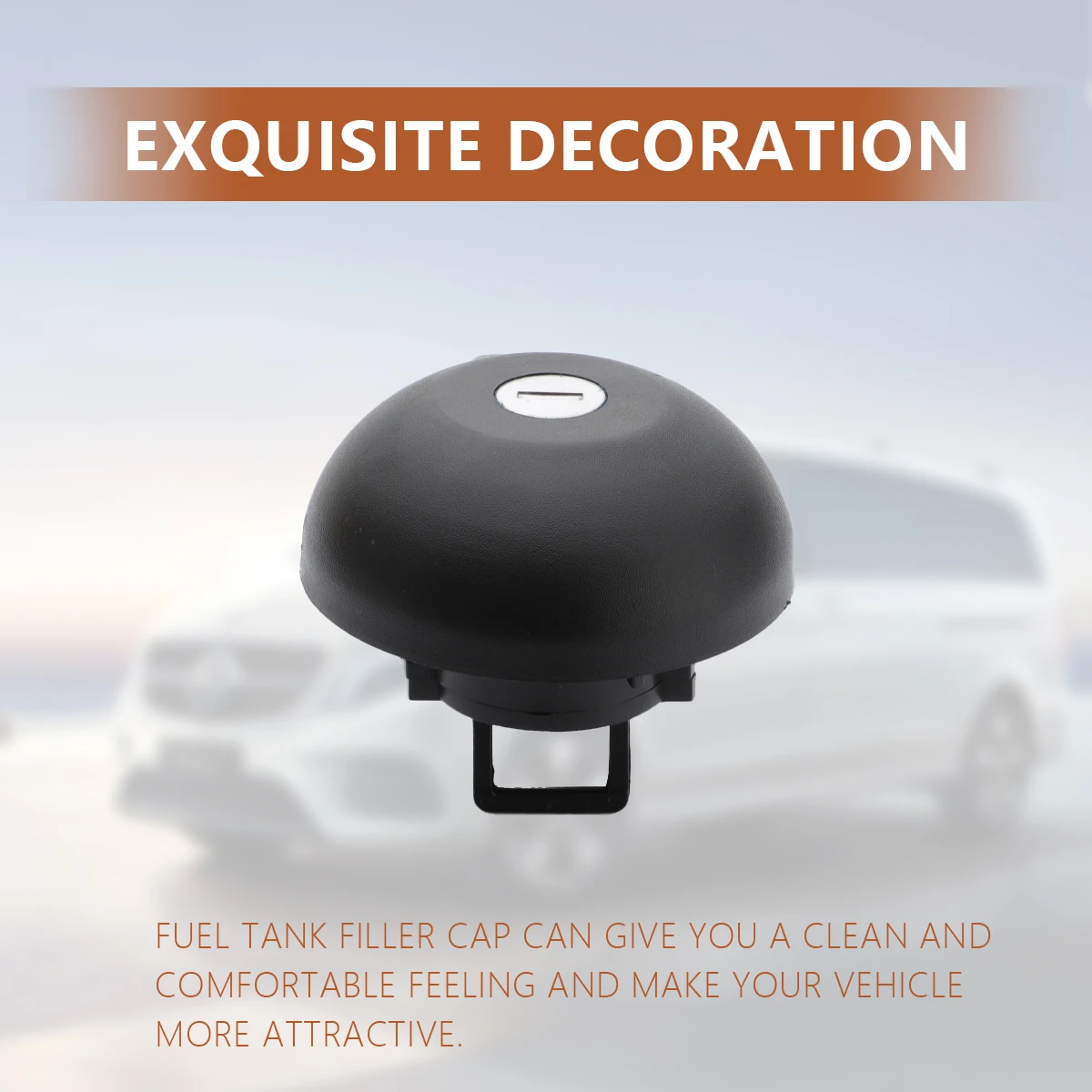 Tapa de cubierta de plástico para tanque de combustible de vehículo con 2 llaves 7701471585   Para Nissan Interstar Primastar Clio II Laguna Megane Twingo