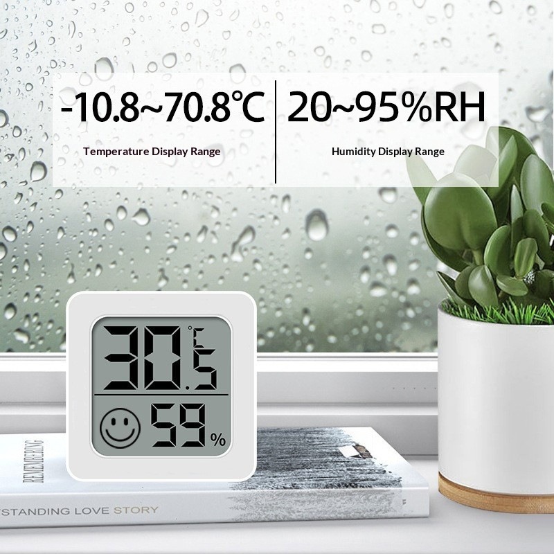 1/3pcsMini LCD Digital Thermometer Hygrometer Indoor Room Temperature Humidity Meter Sensor Gauge Weather Station Set