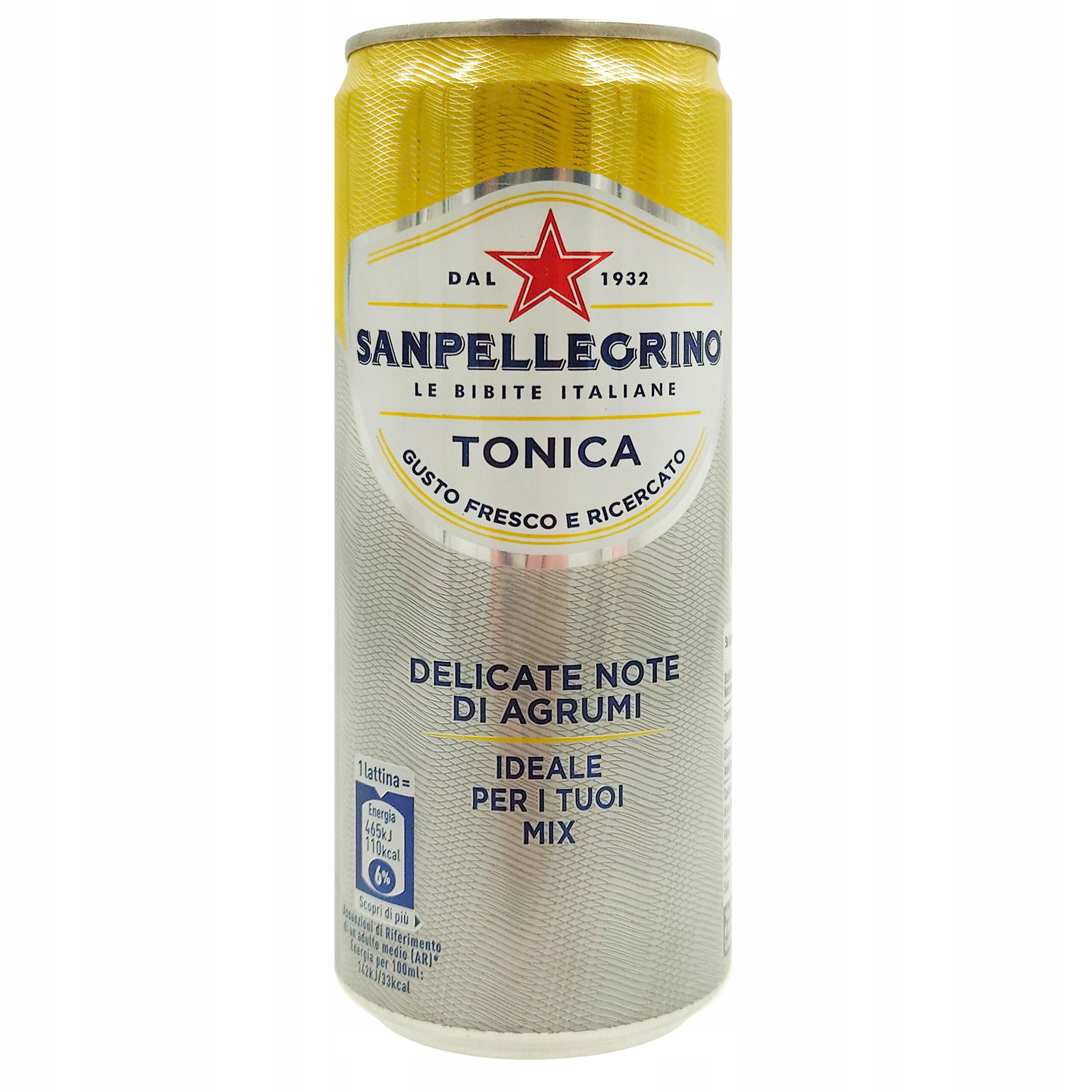 Tonica Agrumi Lattina kohlensäure haltiges Getränk 330ml - San Pellegrino