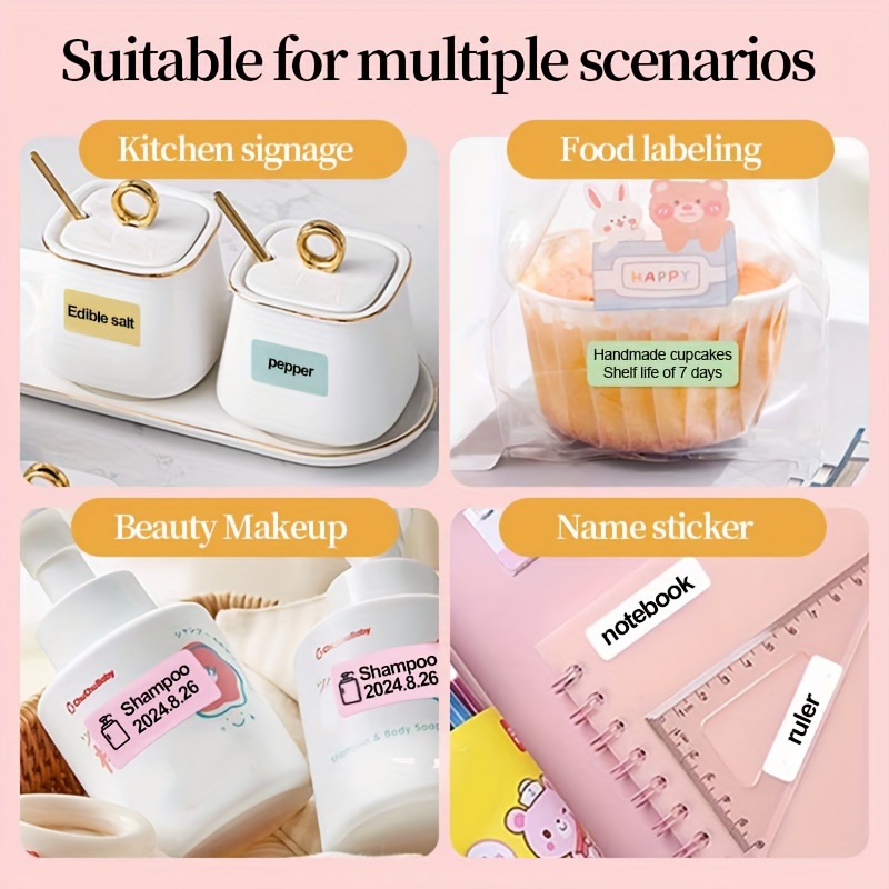 M1 portable ink free Bluetooth mini thermal label printer, similar to D30P15 D11 D101 D110 printer, or corresponding consumables