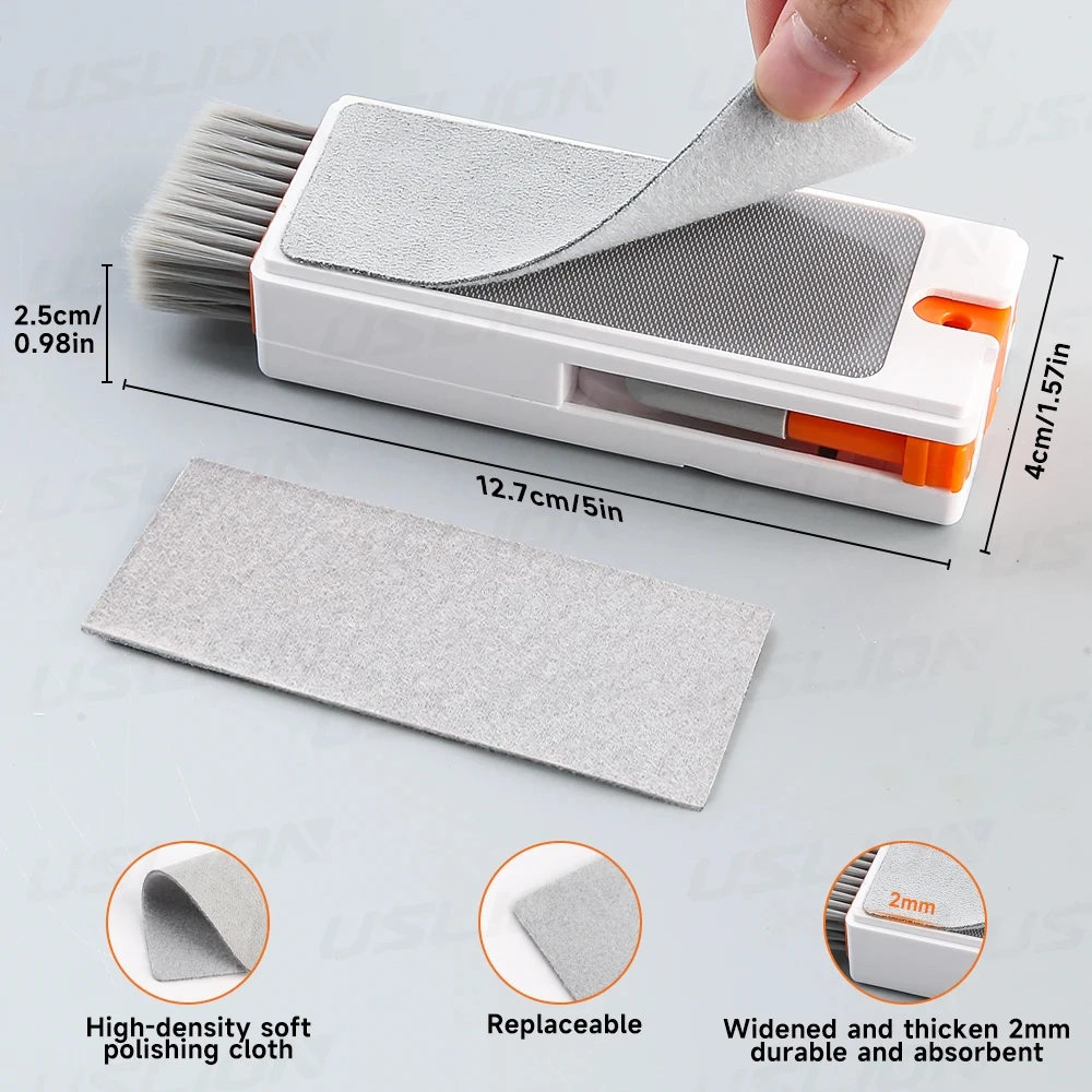 11 In 1 MULTI FUNCTION COMBINATION ชุดทําความสะอาดคีย์บอร์ดแบบพกพาชุดหูฟังคอมพิวเตอร์โทรศัพท์กล้องแท็บเล็ตซิมการ์ด EJECTOR Keycap