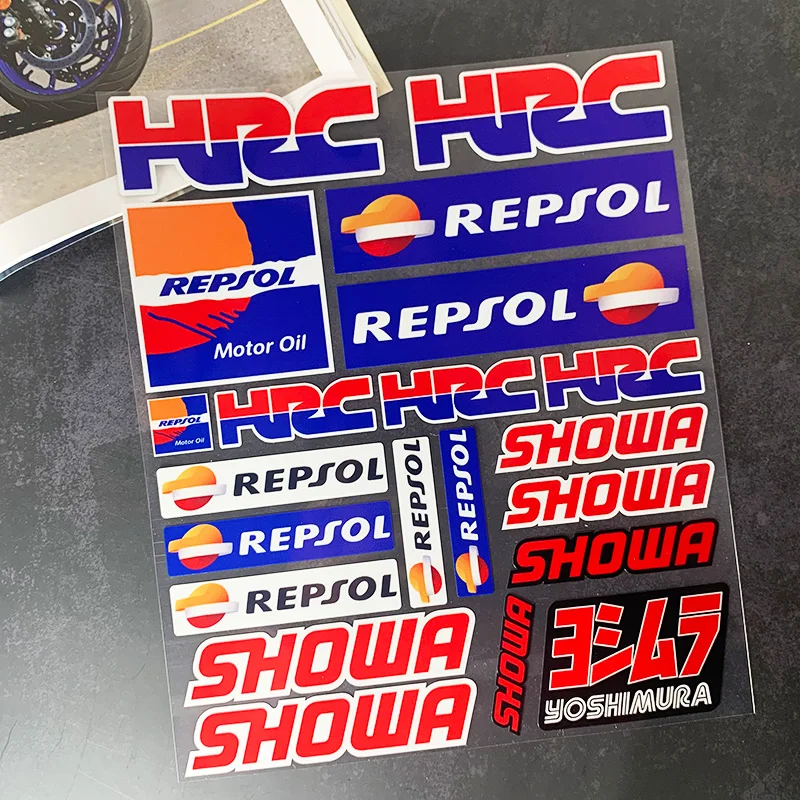 Xe Máy Phụ Kiện Dán Decal Phản Quang Đua MOTO Bộ Dành Cho Xe HONDA CB CBR 1000RR CB650R CB400R 500R 250R CBF150R