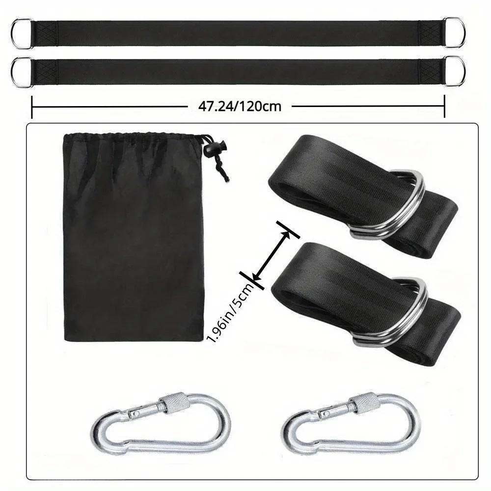 Cintura di sicurezza per amaca da altalena da esterno, kit cintura da altalena portatile e durevole, adatta a tutti i tipi di accessori per altalena