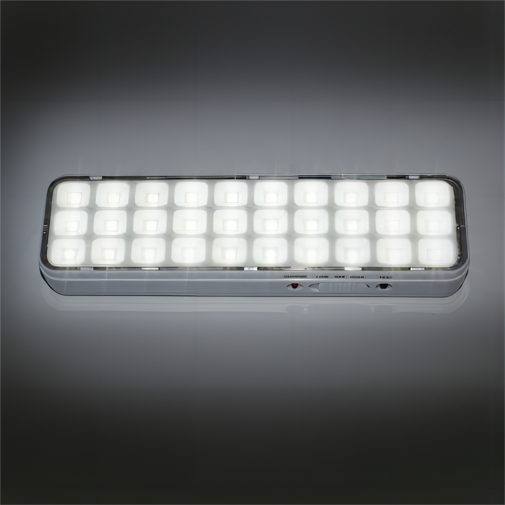 Linterna LED de emergencia portátil para el hogar, lámpara recargable para acampada, lámpara de salida automática montada en la pared, luz de trabajo interior