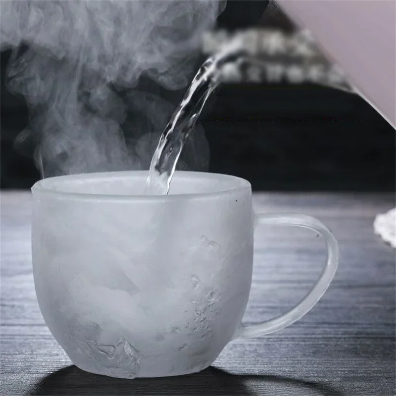 150-350ml ทนความร้อนสูง Borosilicate แก้วแก้วผนังคู่แก้วกาแฟถ้วยนมนมถ้วยล้างถ้วยของขวัญ