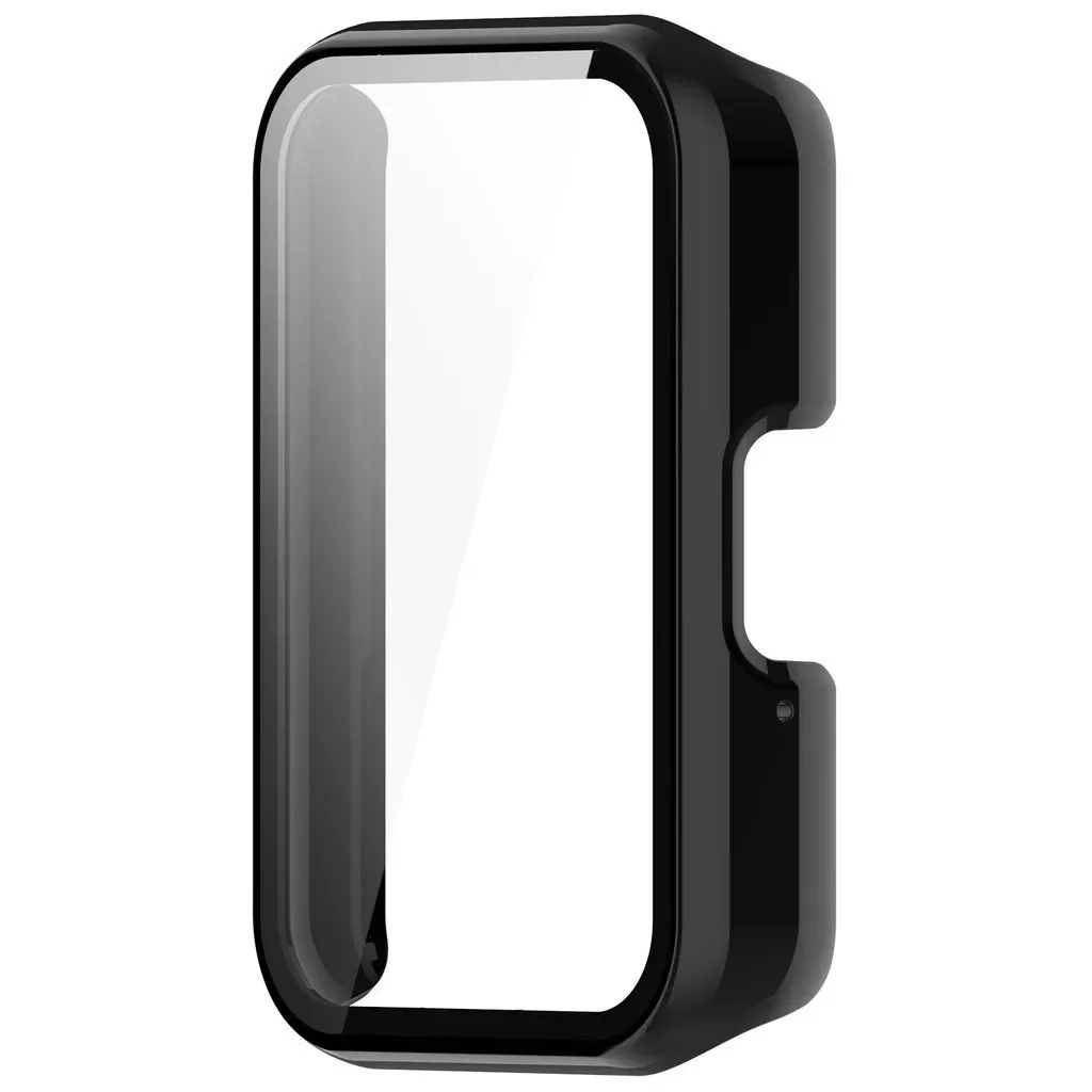 Capa protetora para smartwatch, capa protetora para samsung galaxy fit 3 SM-R390 pc com vidro temperado, anti-queda e antiarranhões