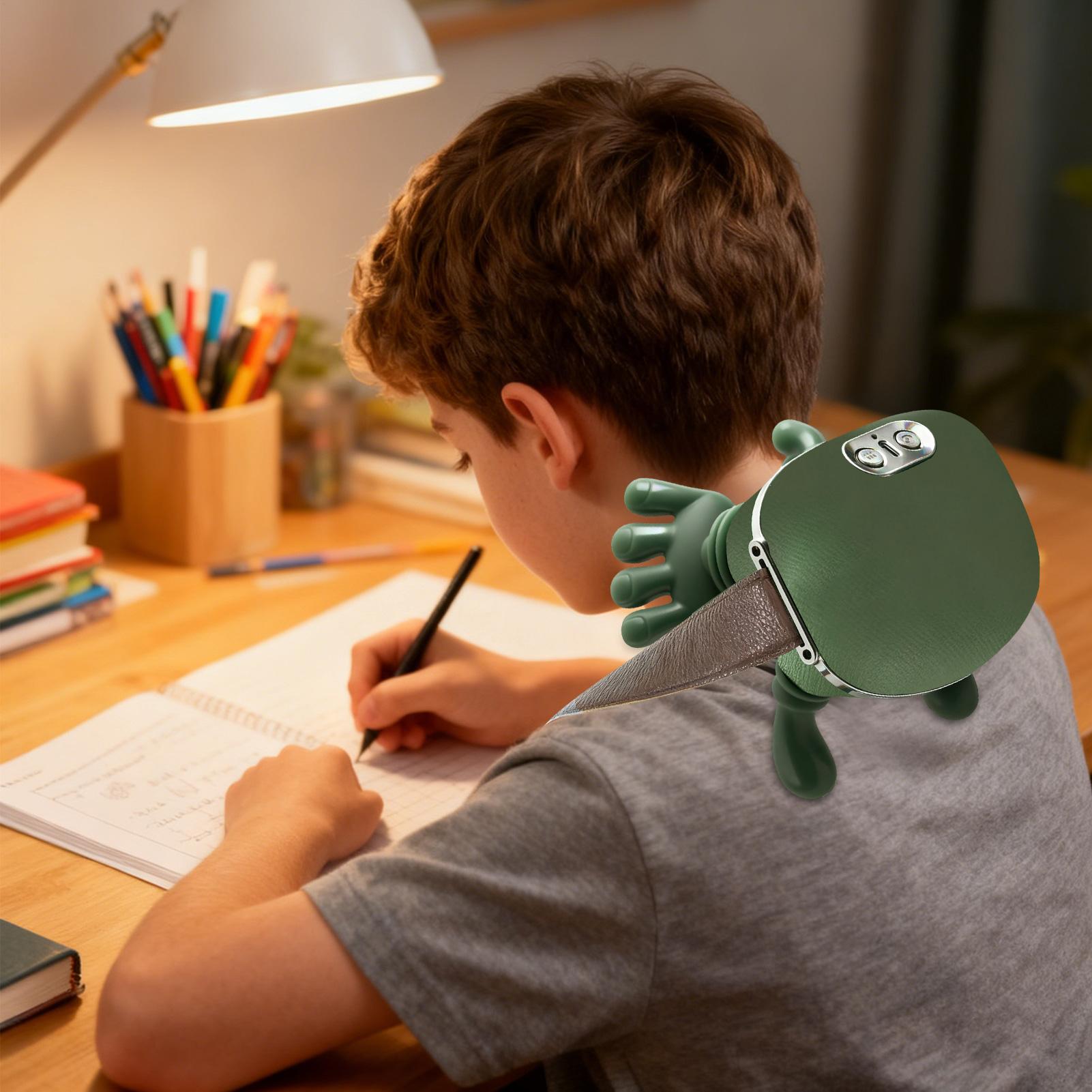 Electric Neck Massager With Heating Function Cordless Shoulder Massager Master Heated Body Relax Device for Home Travel Break