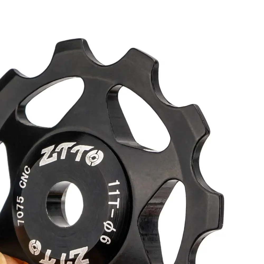 ZTTO 11T 13T MTB 自転車リアディレイラージョッキーホイールスチールベアリングプーリー AL7075 CNC ロードバイクガイドローラーアイドラー 4 ミリメートル 5 ミリメートル 6 ミリメートル