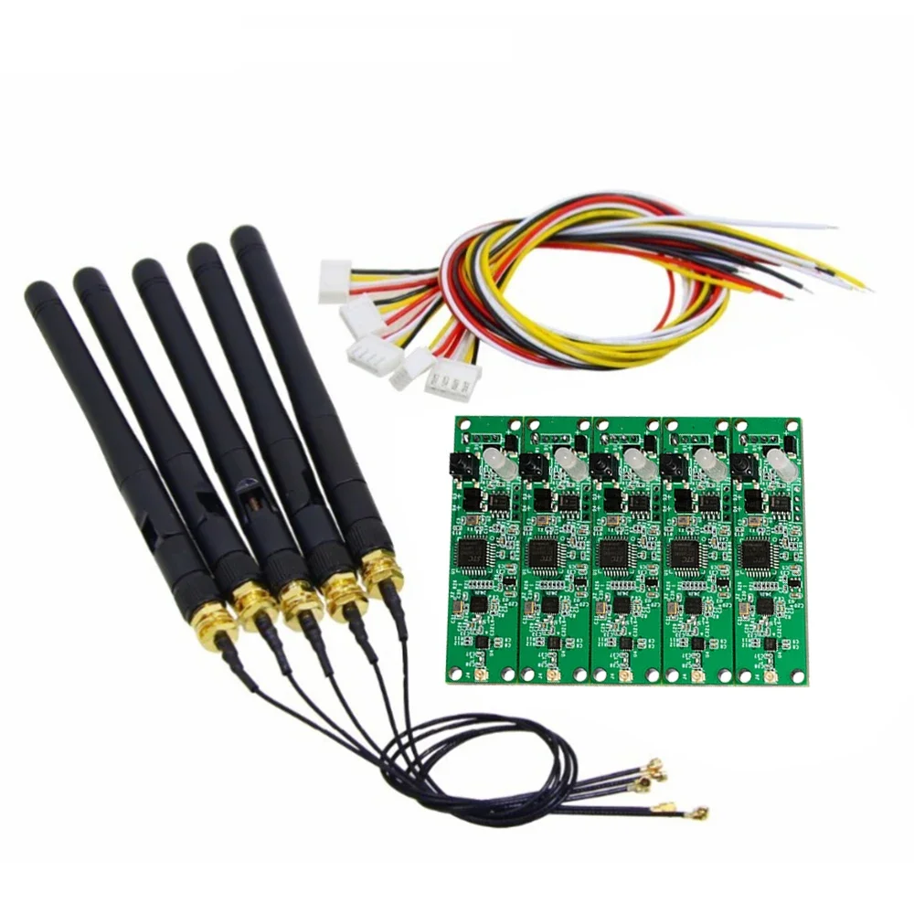 A8 2.4G ISM DMX 512 Controller wireless Modulo PCB Trasmettitore 2 in 1 Ricevitore per luce da palco Wireless incorporato fai da te 485EE