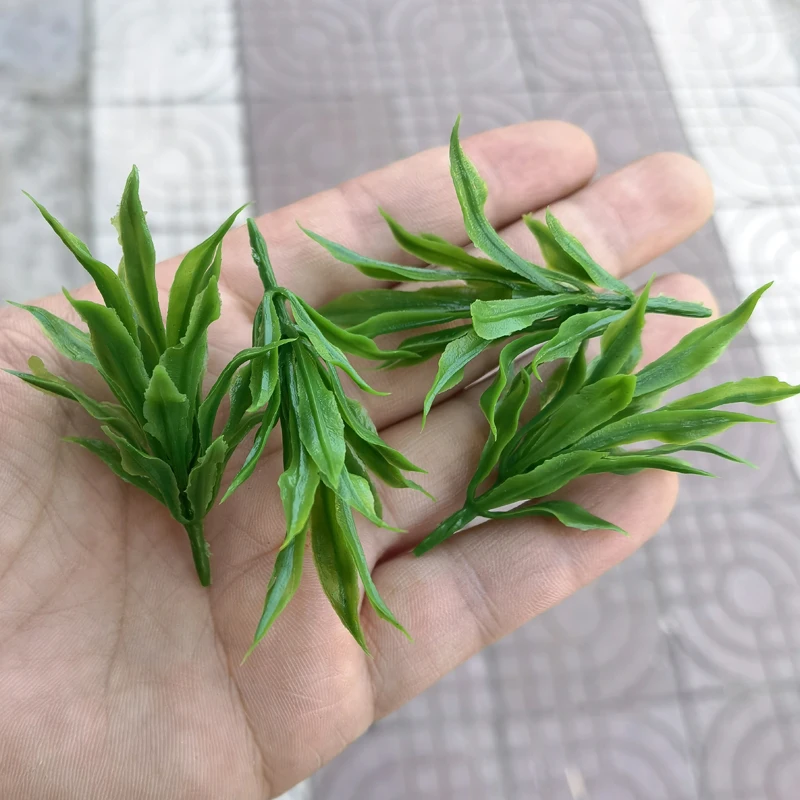 10 ชิ้น Miniature จําลองข้าวโพดต้นกล้าข้าวโพดฟาง micro ภูมิทัศน์ตกแต่งพืชสีเขียวรุ่น scale รถไฟรถไฟรูปแบบ