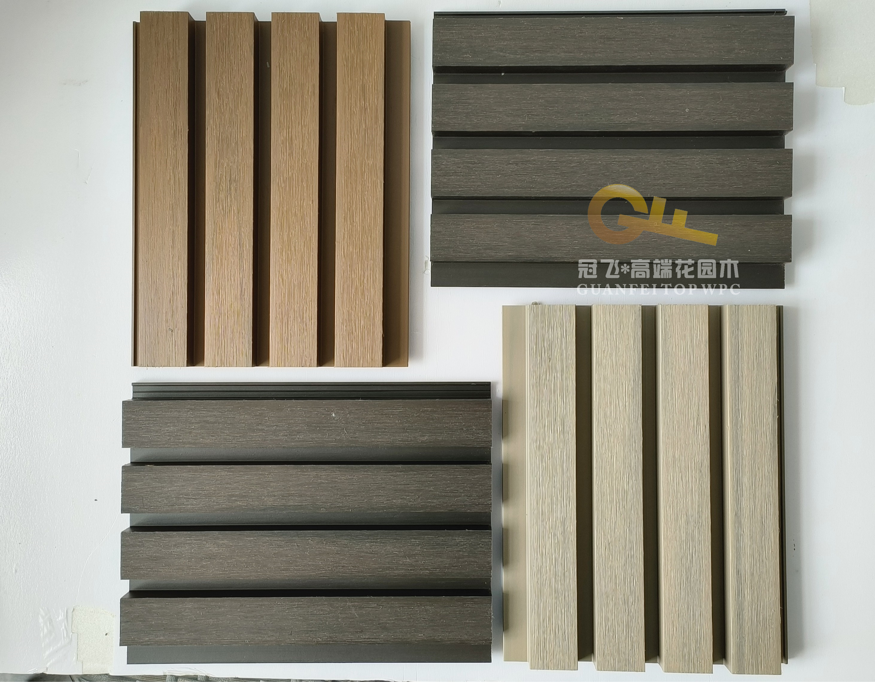 야외 벽 패널용 공동 압출 Wpc 그레이트 월 패널, 방수 쉬운 설치, 219*26mm