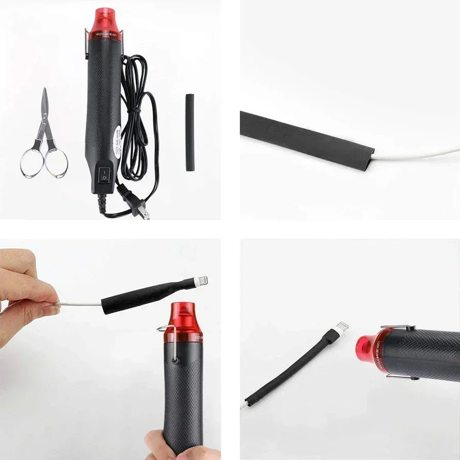 150-750PCS Heat-shrink Tube Thermoresistant  2:1 Heat Shrink Wrapping Kit Electrical Connection Wire Cable Insulation Sleeves