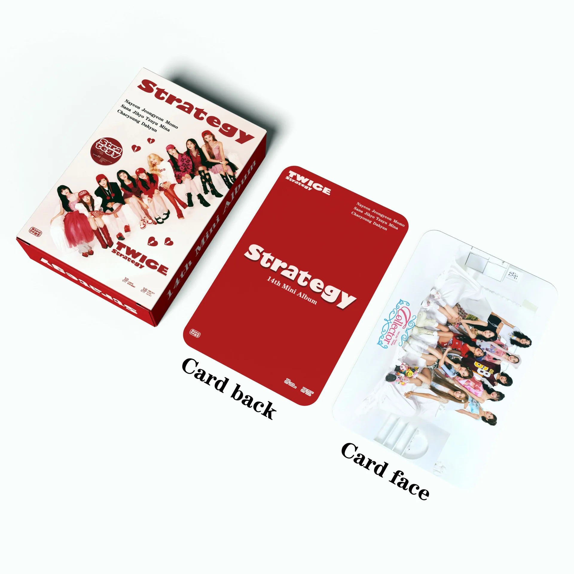 55 pçs/set Duas vezes STRATEGY lomo Estrela Cartões fotográficos Cartões Lomo Coleção de fãs Cartões impressos