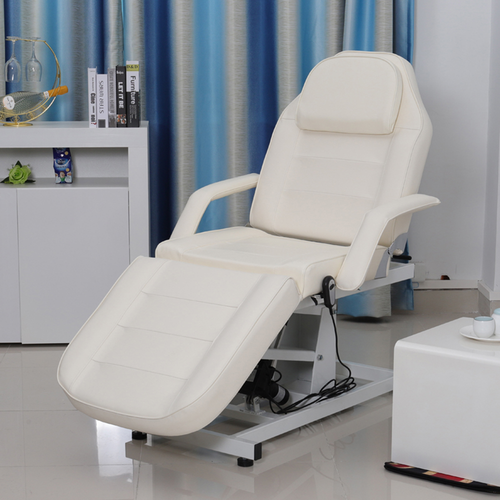 【Breeins】Adjustable Electric Facial Bed with Motorized Height Beauty Bed Massage Bed