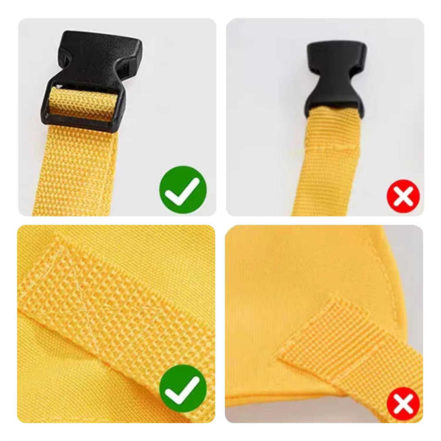 Sangle de siège de bébé, chaise haute, ceinture de protection pour chaise de maison, poussette extérieure, harnais de ceinture fixe, sangles portables