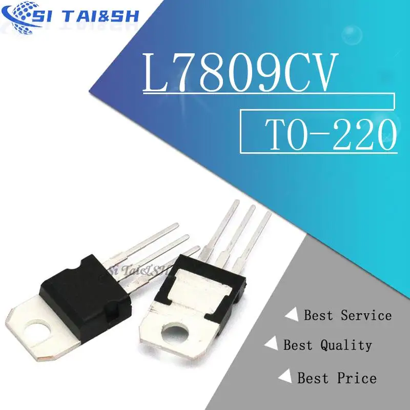 Si Tai & SH 10 ชิ้น/ล็อต L7809CV L7809 7809 LM7809 MC7809 7808CV ใหม่และต้นฉบับข้อมูลระบบ