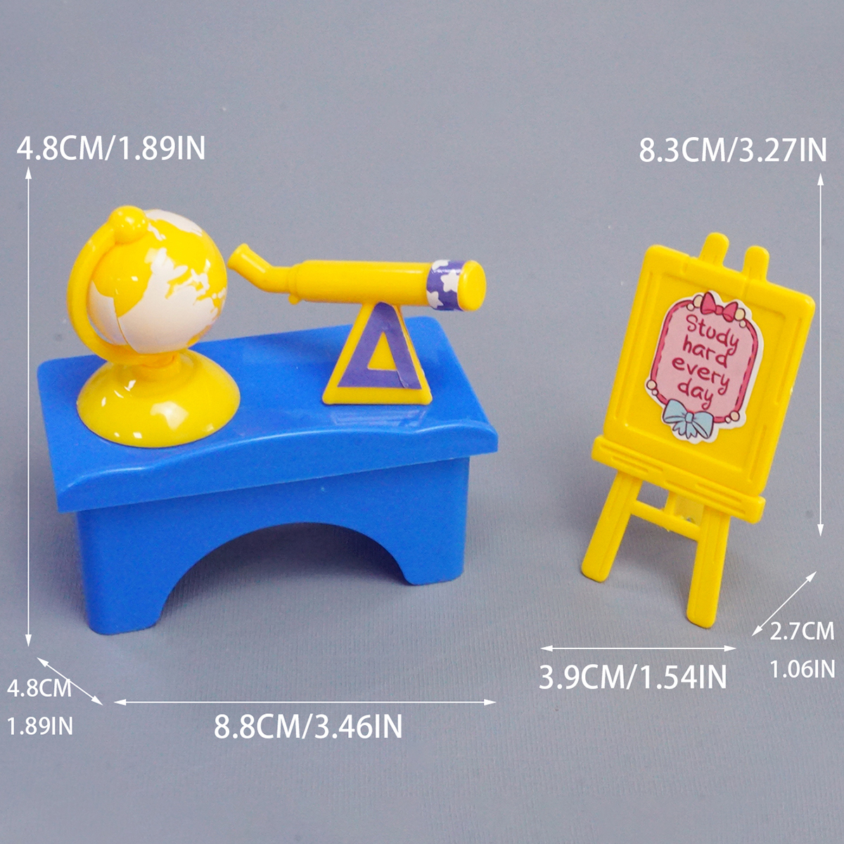 Mini klasa domek dla lalek krzesło biurko tablica miniaturowy zestaw szkolny akcesoria meblowe Model dekoracji dla zabawki dla dzieci prezent